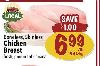 Farm Boy Boneless, skinless chicken breast offer