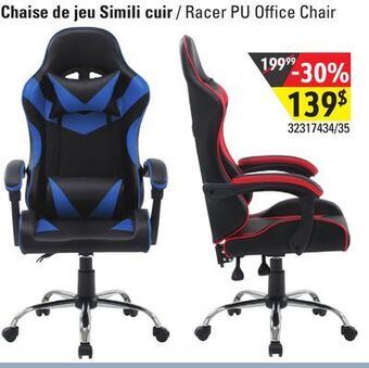 Sushi Shop Racer pu office chair offer
