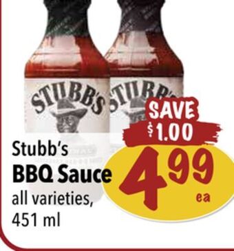 Farm Boy Stubb's bbq sauce offer