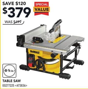 RONA Table saw offer