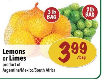 Farm Boy Lemons or limes offer