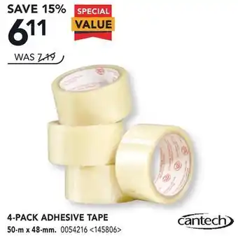 RONA 4-pack adhesive tape 50-m x 48-mm offer
