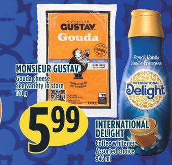 Marché Adonis International delight coffee whitener offer