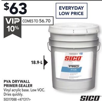 RONA Pva drywall primer-sealer offer