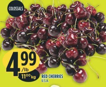 Marché Adonis Red cherries offer