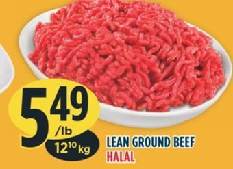 Marché Adonis Lean ground beef halal offer