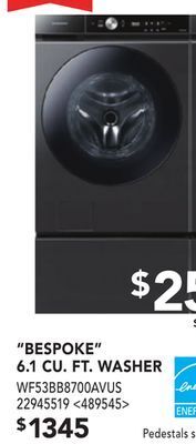 RONA Samsung bespoke 6.1 cu. ft. washer offer