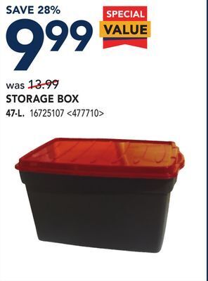 RONA Storage box offer