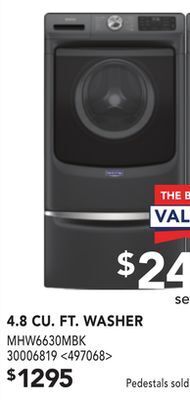 RONA Maytag 4.8 cu. ft. washer offer