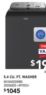 RONA Maytag 5.4 cu. ft. washer offer