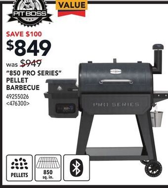 RONA 850 pro series pellet barbecue offer