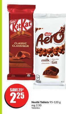 FreshCo Nestle tablets 95-120 g offer