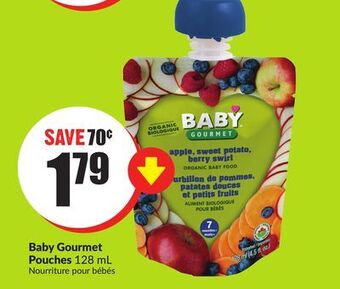 FreshCo Baby gourmet pouches 128 ml offer
