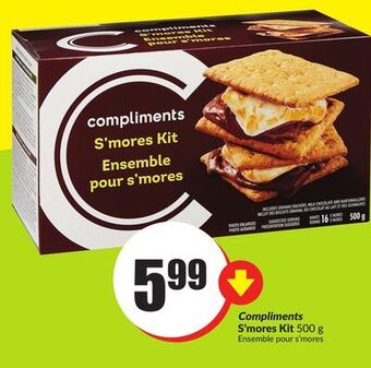 FreshCo Compliments s'mores kit 500 g offer