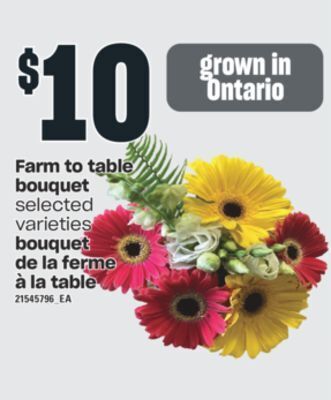 Valu-mart Bouquet de la ferme à la table offer