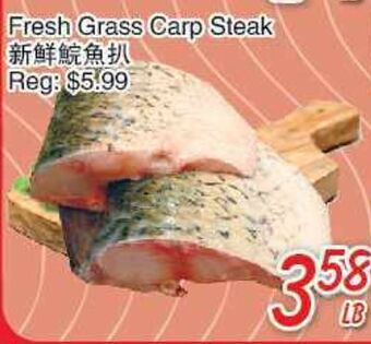 Foody Mart Fresh grass carp steak offer