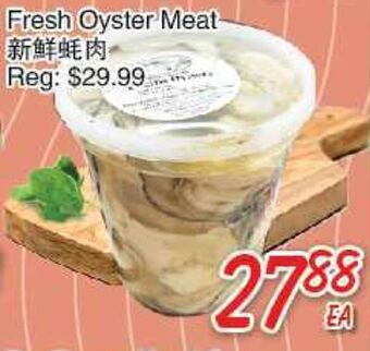 Foody Mart Fresh oyster meat offer