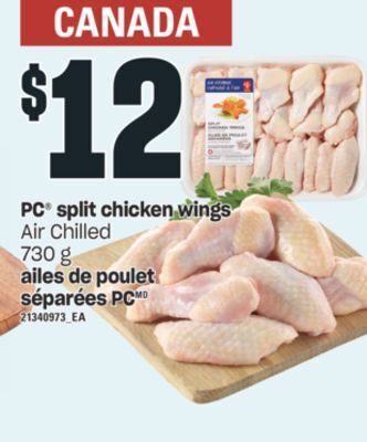 Valu-mart Ailes de poulet séparées pc, 730 g offer