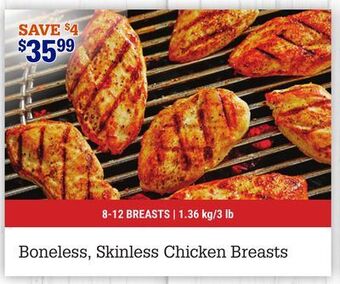 M & M Food Market Boneless, skinless chicken breasts offer