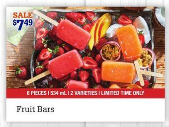 M & M Food Market Fruit bars offer