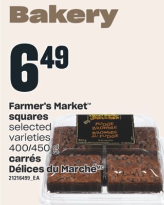 Valu-mart Carrés délices du marché, 400/450 g offer