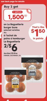 Valu-mart Pains à hamburger la baguetterie, 4's offer