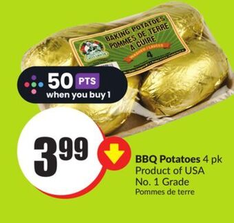 Chalo FreshCo Bbq potatoes 4 pk product of usa no. 1 grade offer