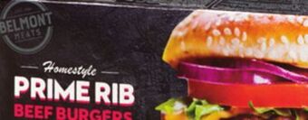 Giant Tiger Belmont meats beef burgers offer