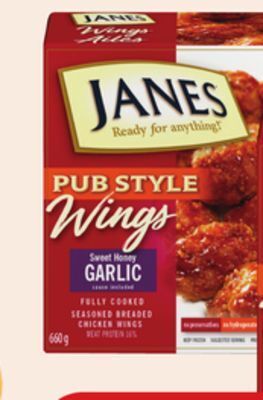 Giant Tiger Janes frozen chicken wings offer