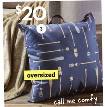 Giant Tiger Floor cushion offer