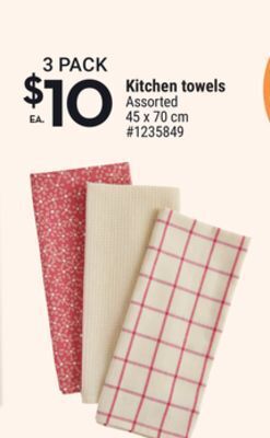 Giant Tiger Kitchen towels offer