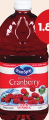 Giant Tiger Ocean spray cocktail offer