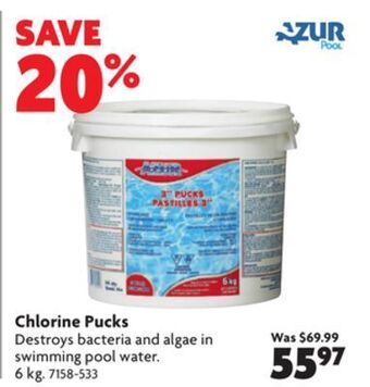 Home Hardware Chlorine pucks offer