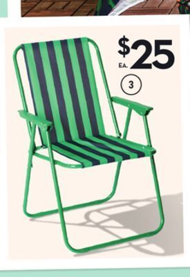 Giant Tiger Beach chair offer