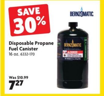 Home Hardware Disposable propane fuel canister offer