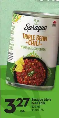 Giant Tiger Sprague triple bean chili offer