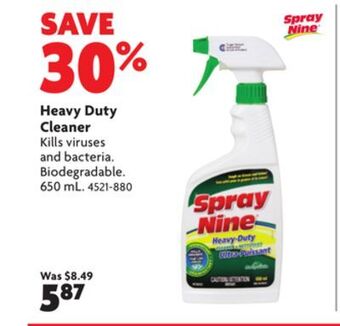 Home Hardware Heavy duty cleaner offer