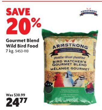 Home Hardware Armstrong gourmet blend wild bird food offer