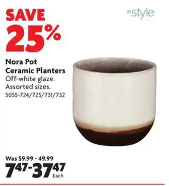 Home Hardware Nora pot ceramic planters offer