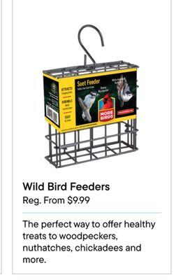 Petvalu Wild bird feeders offer