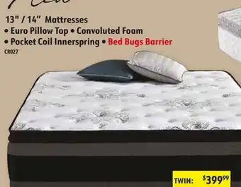 Oxford Mills 13 / 14 mattresses offer