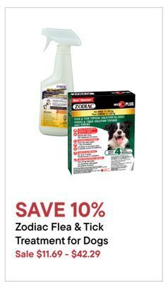Petvalu Zodiac flea & tick treatment for dogs offer
