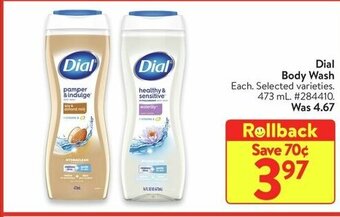 Walmart Dial Body Wash offer