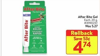 Walmart After Bite Gel offer