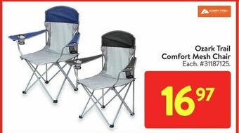 Walmart Ozark Trail Comfort Mesh Chair offer