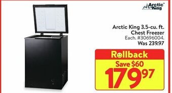 Walmart Arctic King 3.5-cu. ft. Chest Freezer offer
