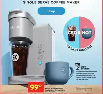 Walmart Keurig K-Iced Essentials™ Single-Serve Coffee Maker offer