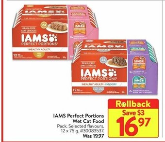 Walmart IAMS Perfect Portions Wet Cat Food offer