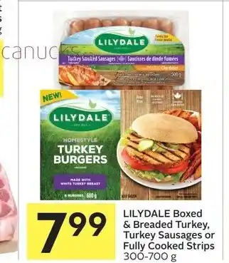 Foodland Lilydale boxed & breaded turkey offer