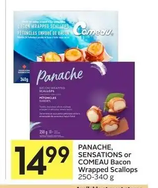 Foodland Panache, sensations or comeau bacon wrapped scallops offer